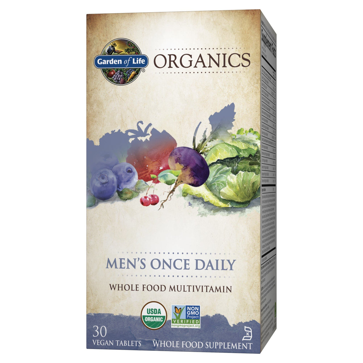 Garden of Life Garden of Life Organics Men&#39;s Once Daily 30 Tablet