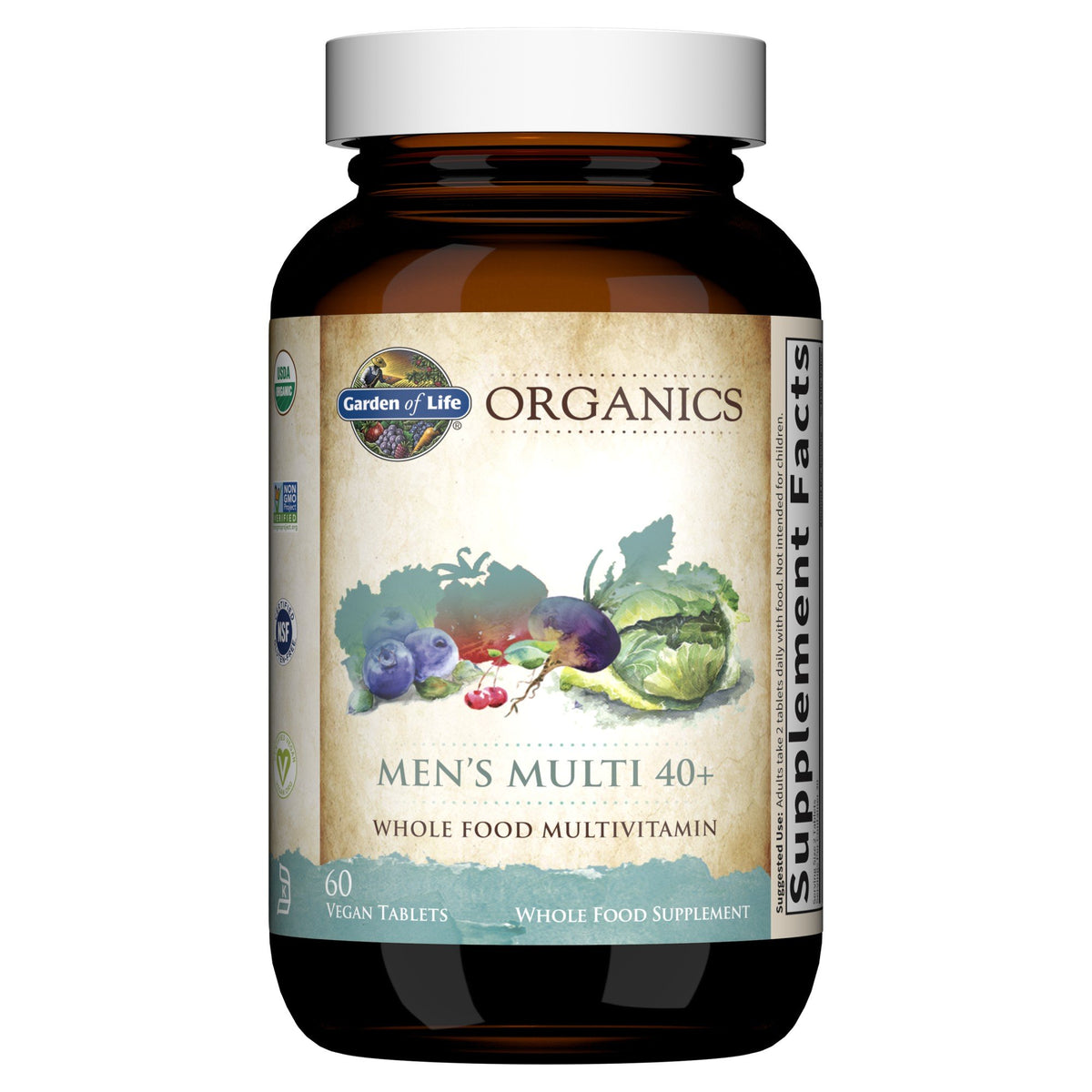 Garden of Life Garden of Life Organics Men&#39;s Multi 40+ 60 Tablet