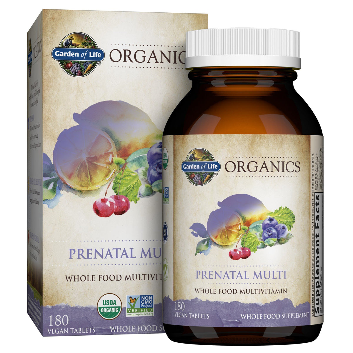 Garden of Life Garden of Life Organics Prenatal Multi 180 Tablet