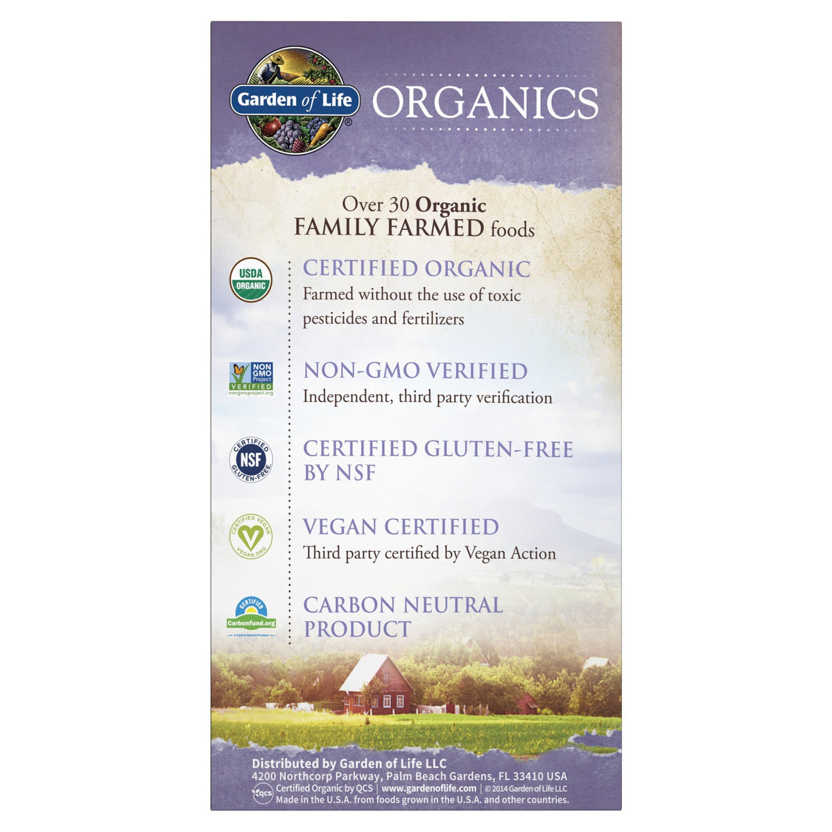 Garden of Life Garden of Life Organics Prenatal Multi 180 Tablet