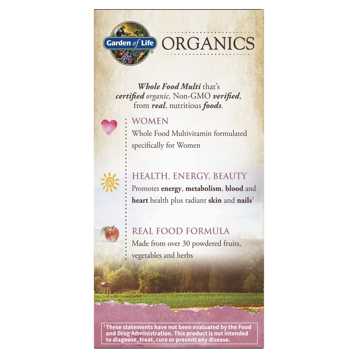 Garden of Life Garden of Life Organics Women&#39;s Multi 60 Tablet