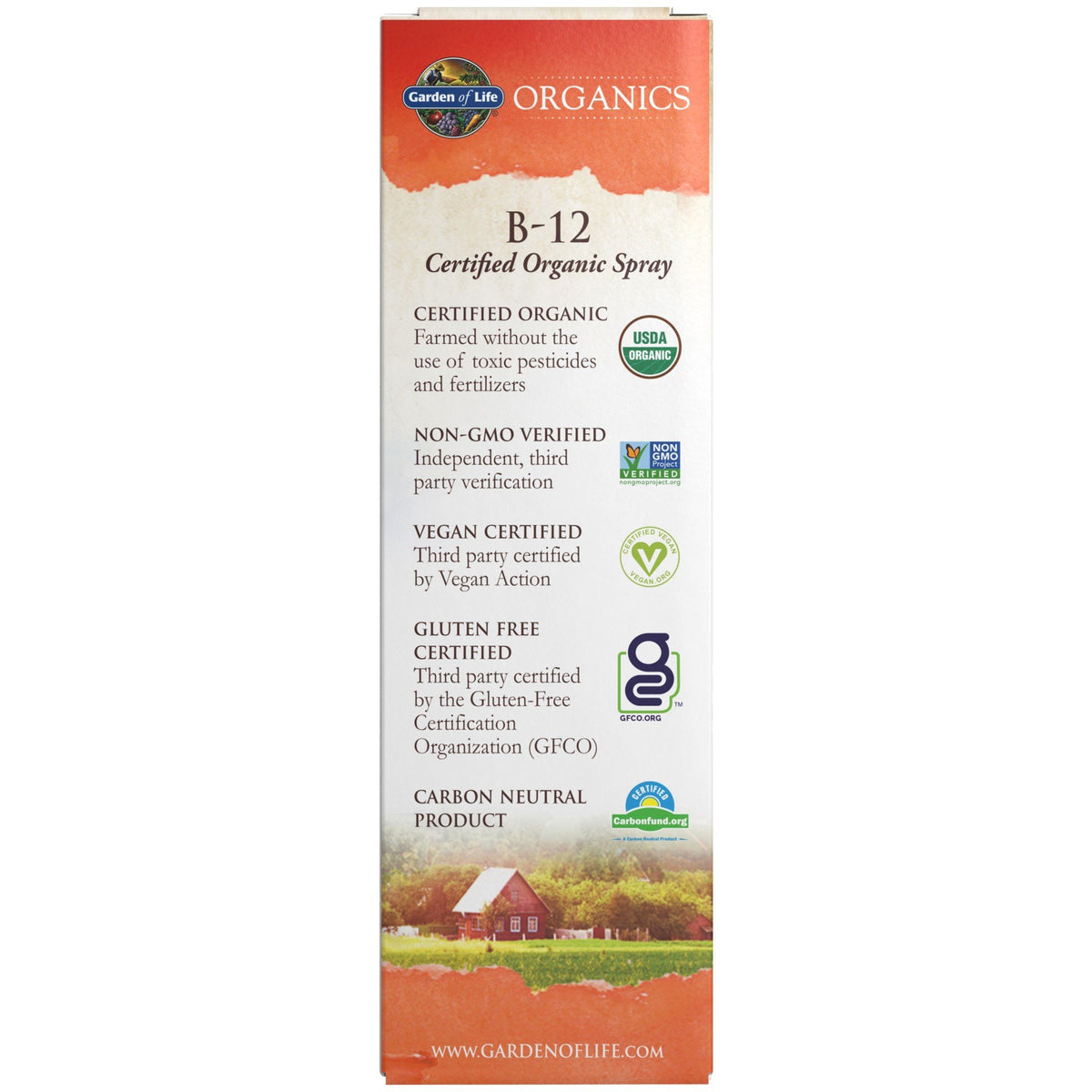 Garden of Life Garden of Life Organics B-12 Spray 2 oz Liquid