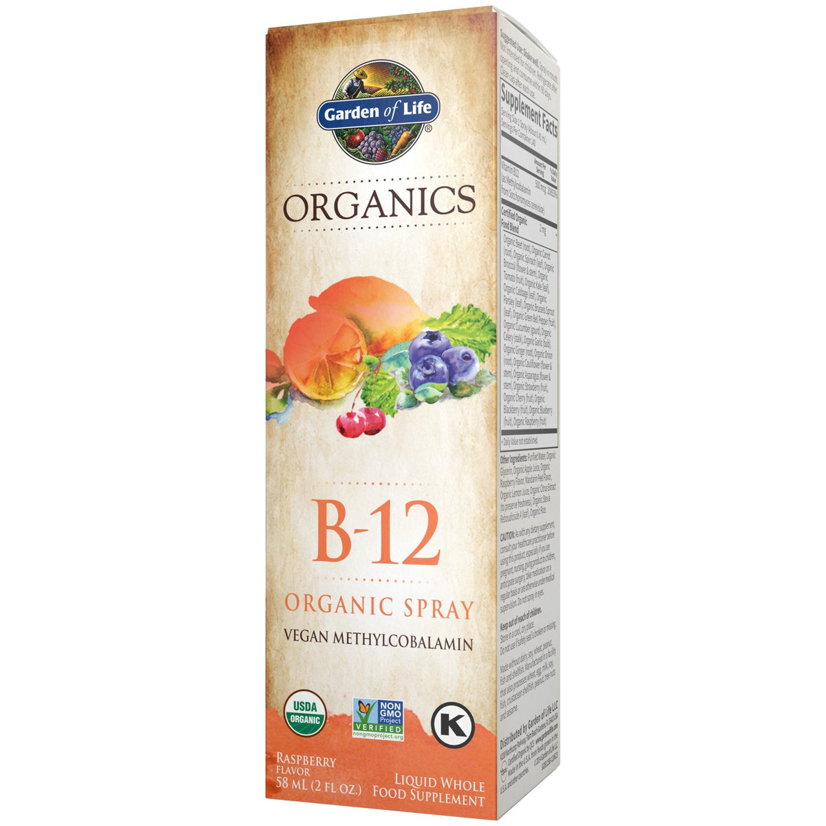 Garden of Life Garden of Life Organics B-12 Spray 2 oz Liquid