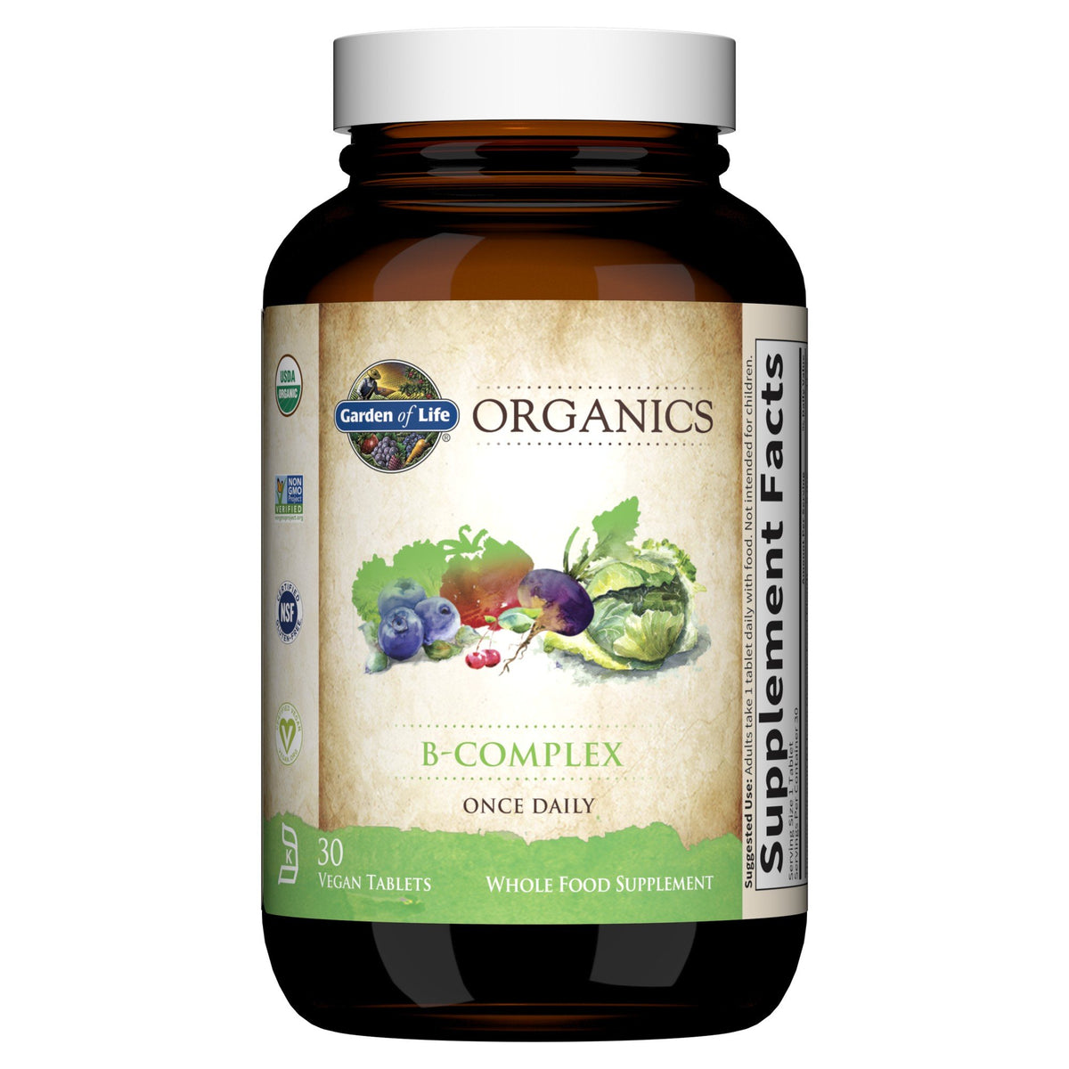 Garden of Life Garden of Life Organics B-Complex 30 Tablet