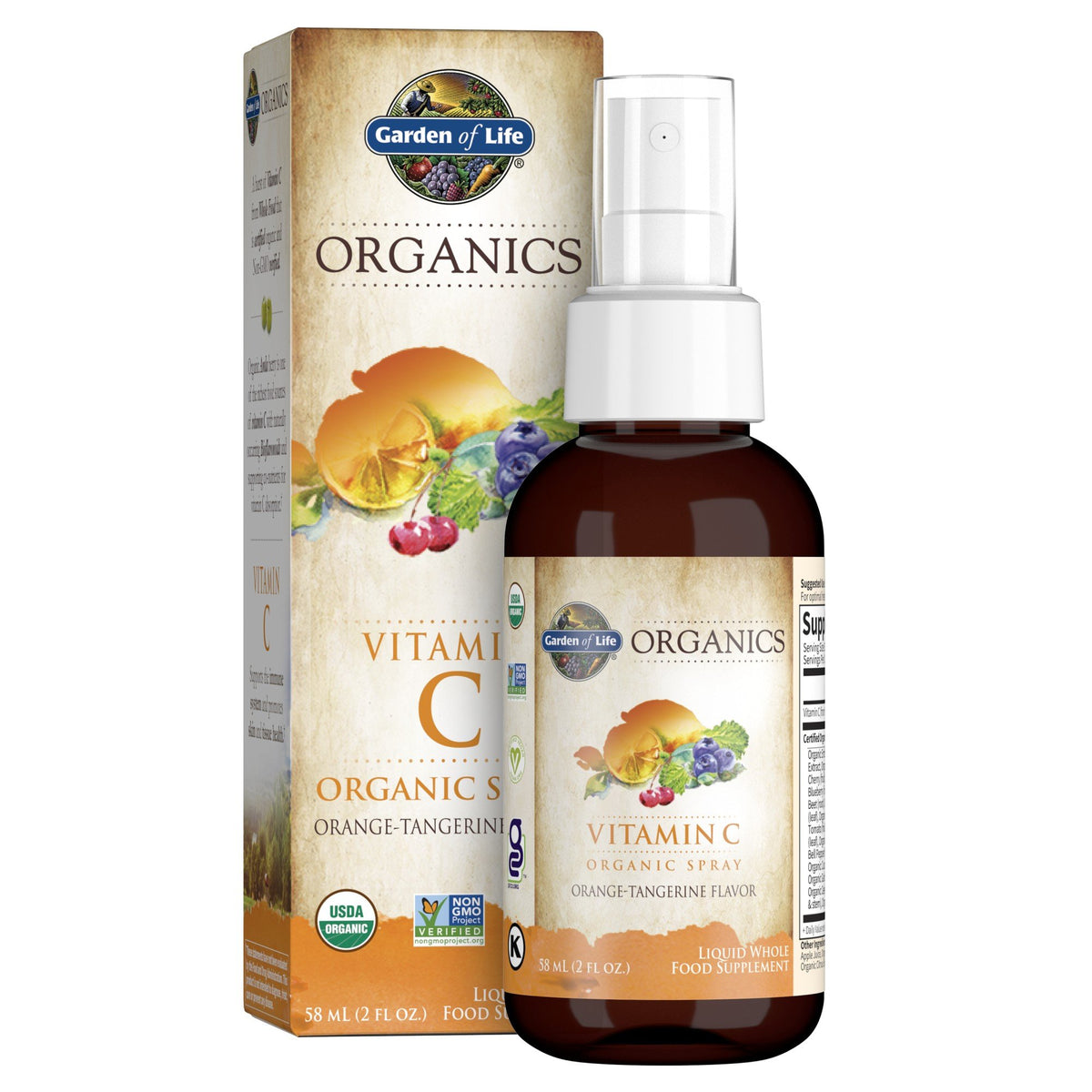 Garden of Life Garden of Life Organics Organic Amla Vitamin C Orange-Tangerine Spray 2 oz Liquid