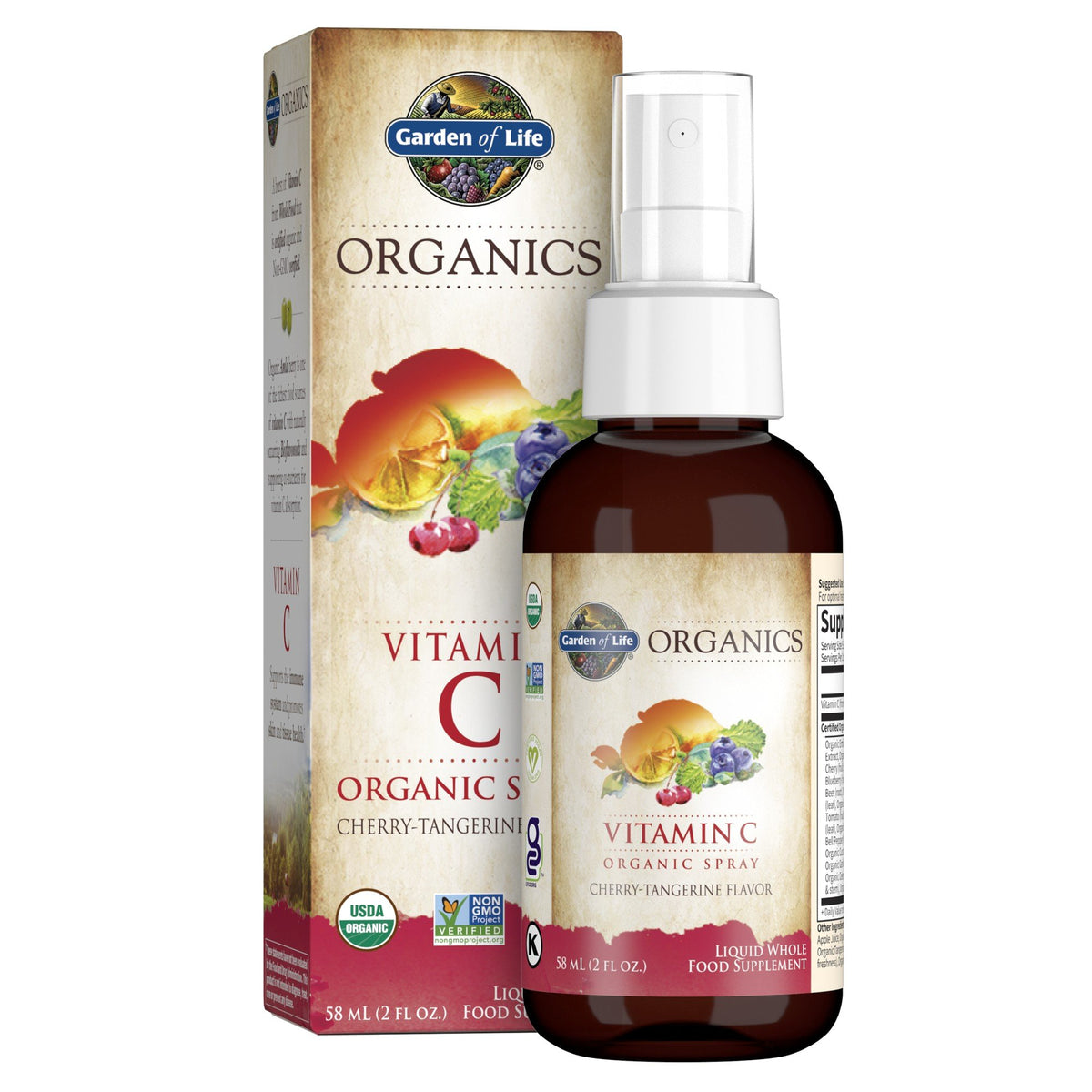 Garden of Life Garden of Life Organics Amla Vitamin C (Cherry-Tangerine Spray) 2 oz Liquid