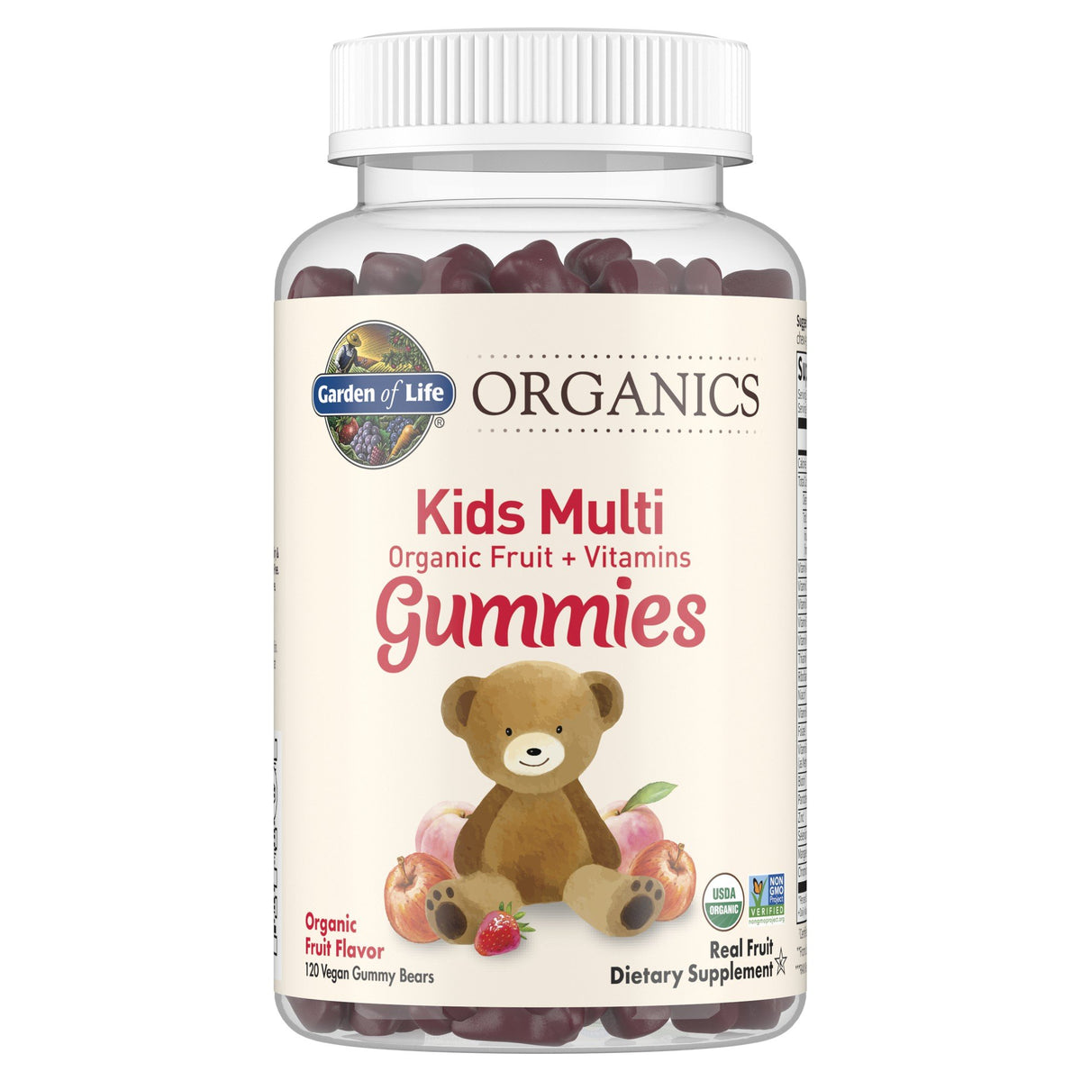 Garden of Life Garden of Life Organics Kids Multivitamin Organic Fruit Gummies Fruit Flavor 120 Gummy