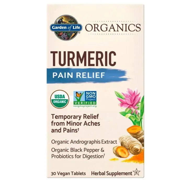 Garden of Life Garden of Life Organics Turmeric Pain Relief 30 Tablet