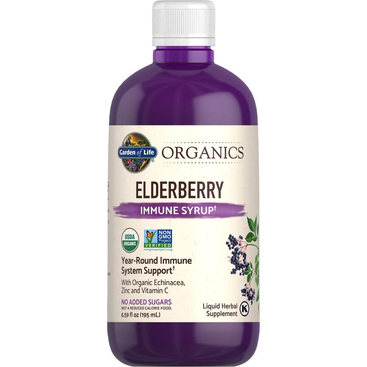 Garden of Life Garden of Life Organics Elderberry Syrup 6.59 fl oz Liquid