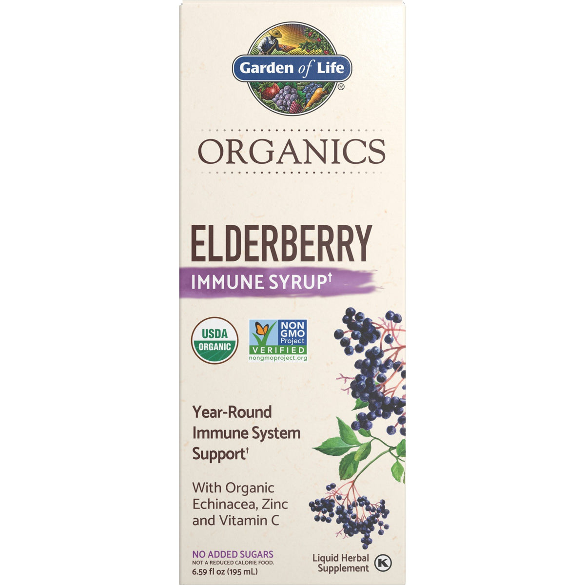 Garden of Life Garden of Life Organics Elderberry Syrup 6.59 fl oz Liquid