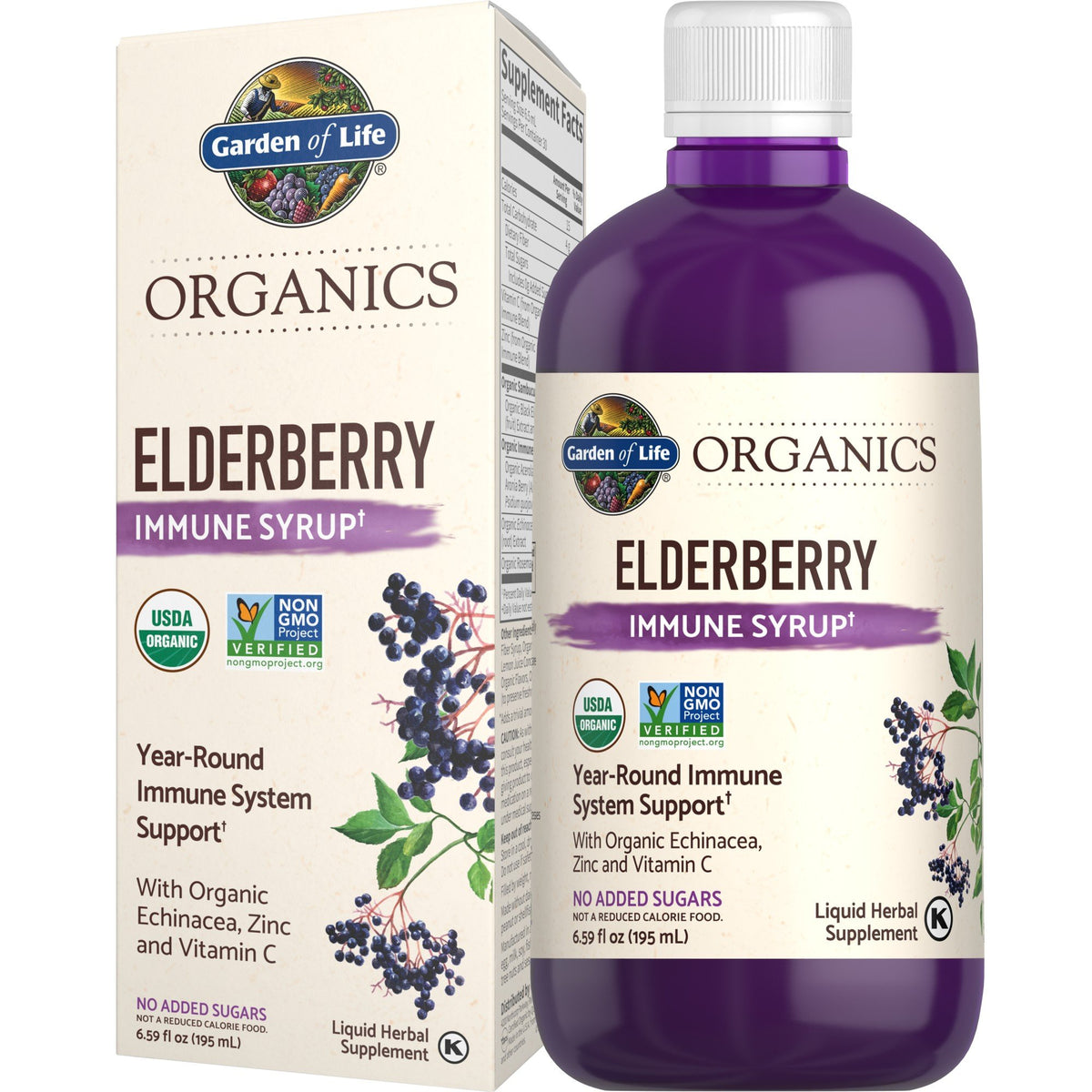 Garden of Life Garden of Life Organics Elderberry Syrup 6.59 fl oz Liquid