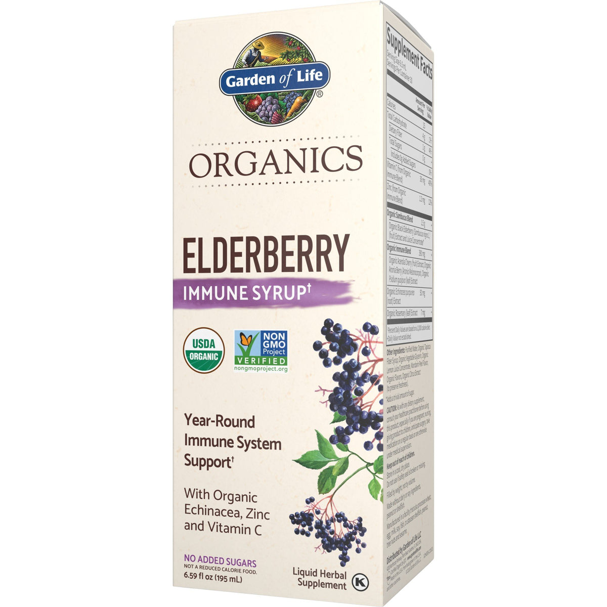 Garden of Life Garden of Life Organics Elderberry Syrup 6.59 fl oz Liquid