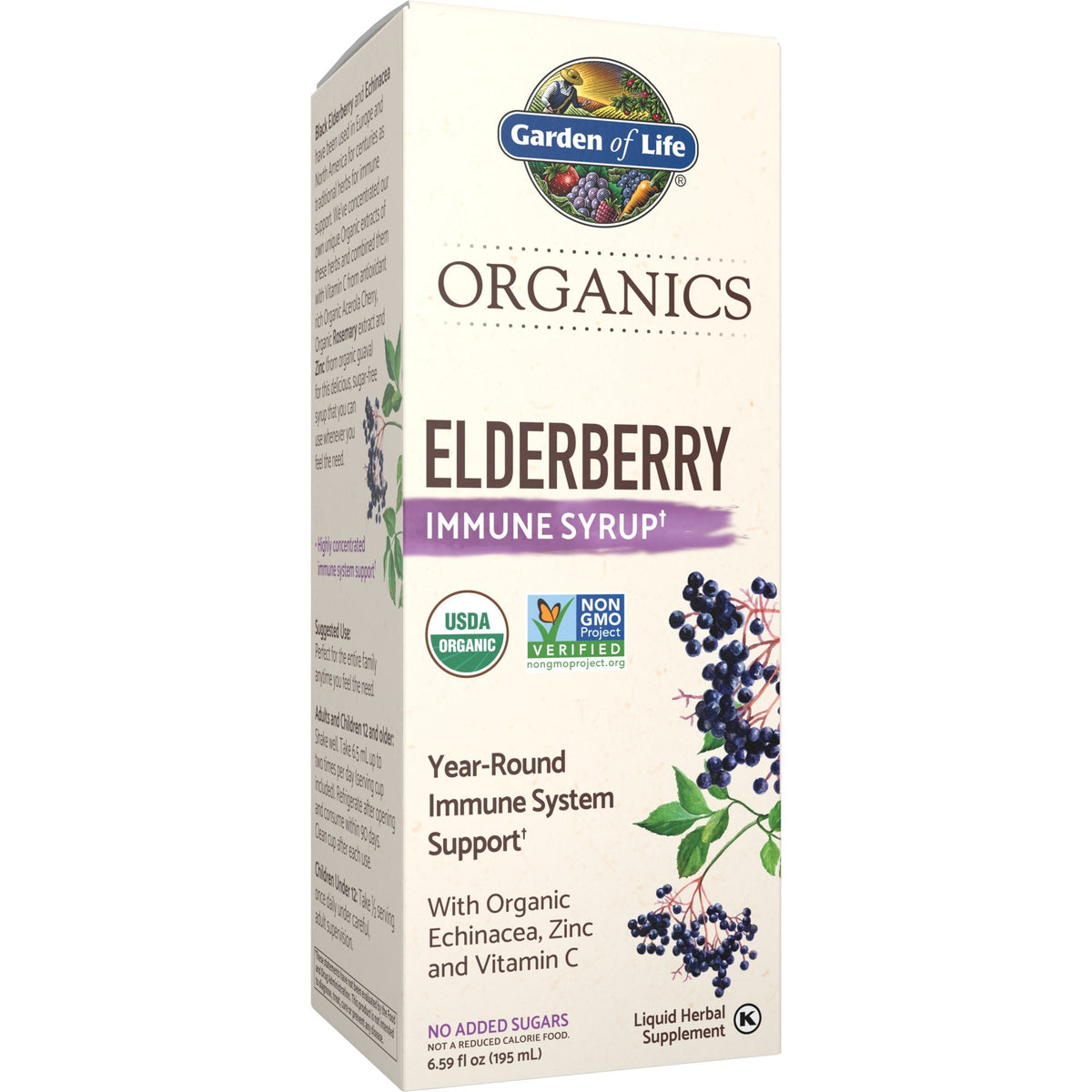 Garden of Life Garden of Life Organics Elderberry Syrup 6.59 fl oz Liquid