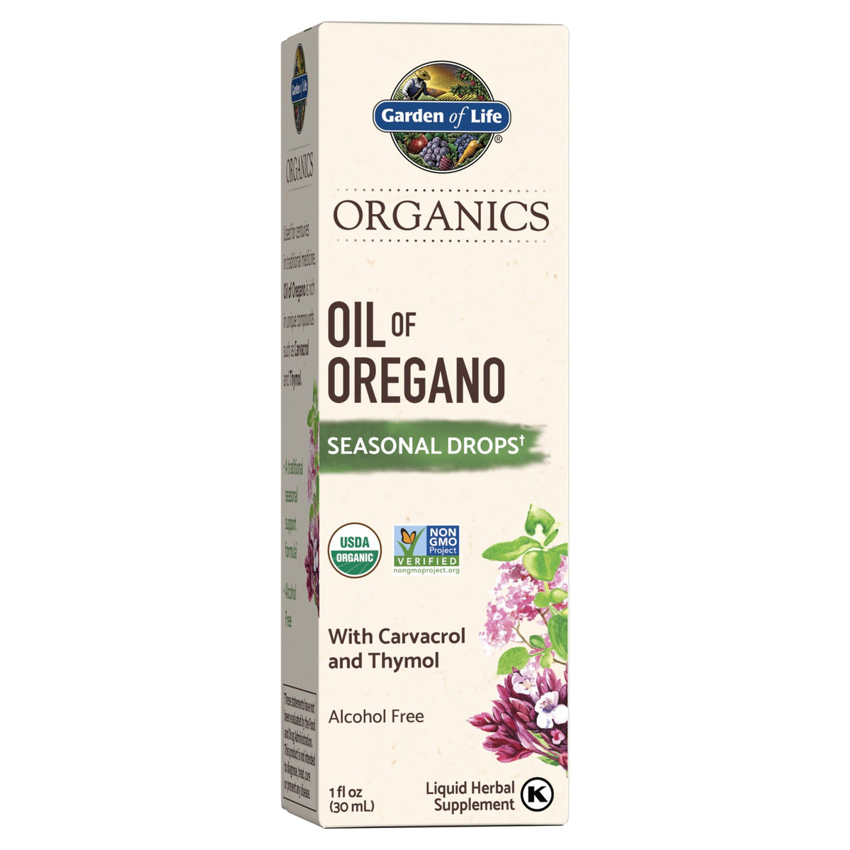 Garden of Life Garden of Life Organics Oil of Oregano Drops 1 oz Liquid