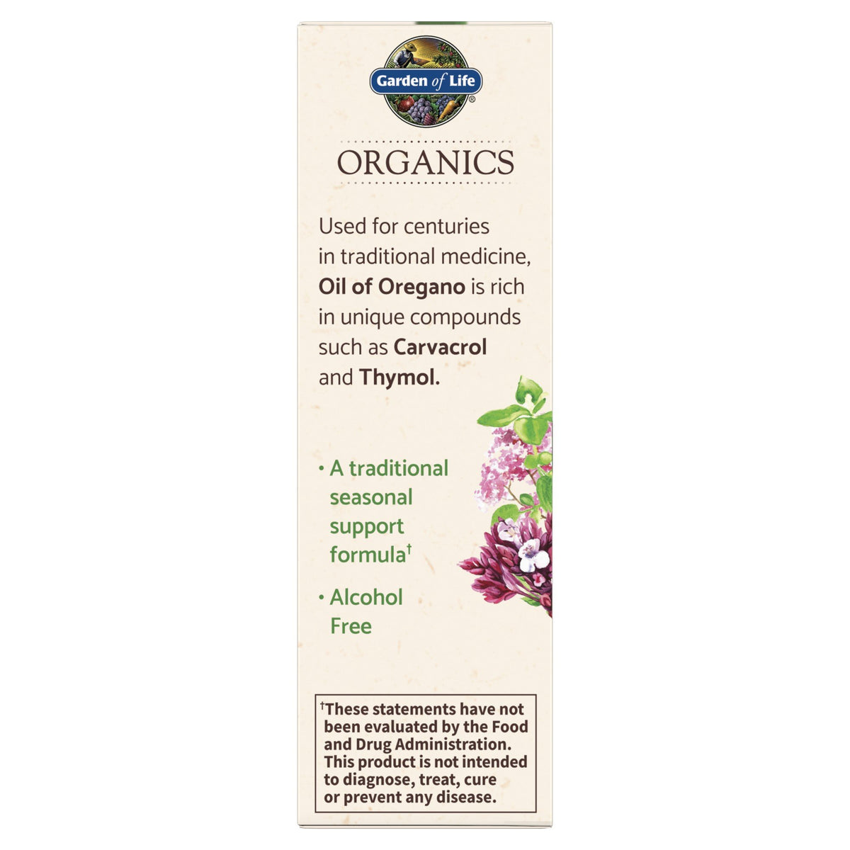 Garden of Life Garden of Life Organics Oil of Oregano Drops 1 oz Liquid