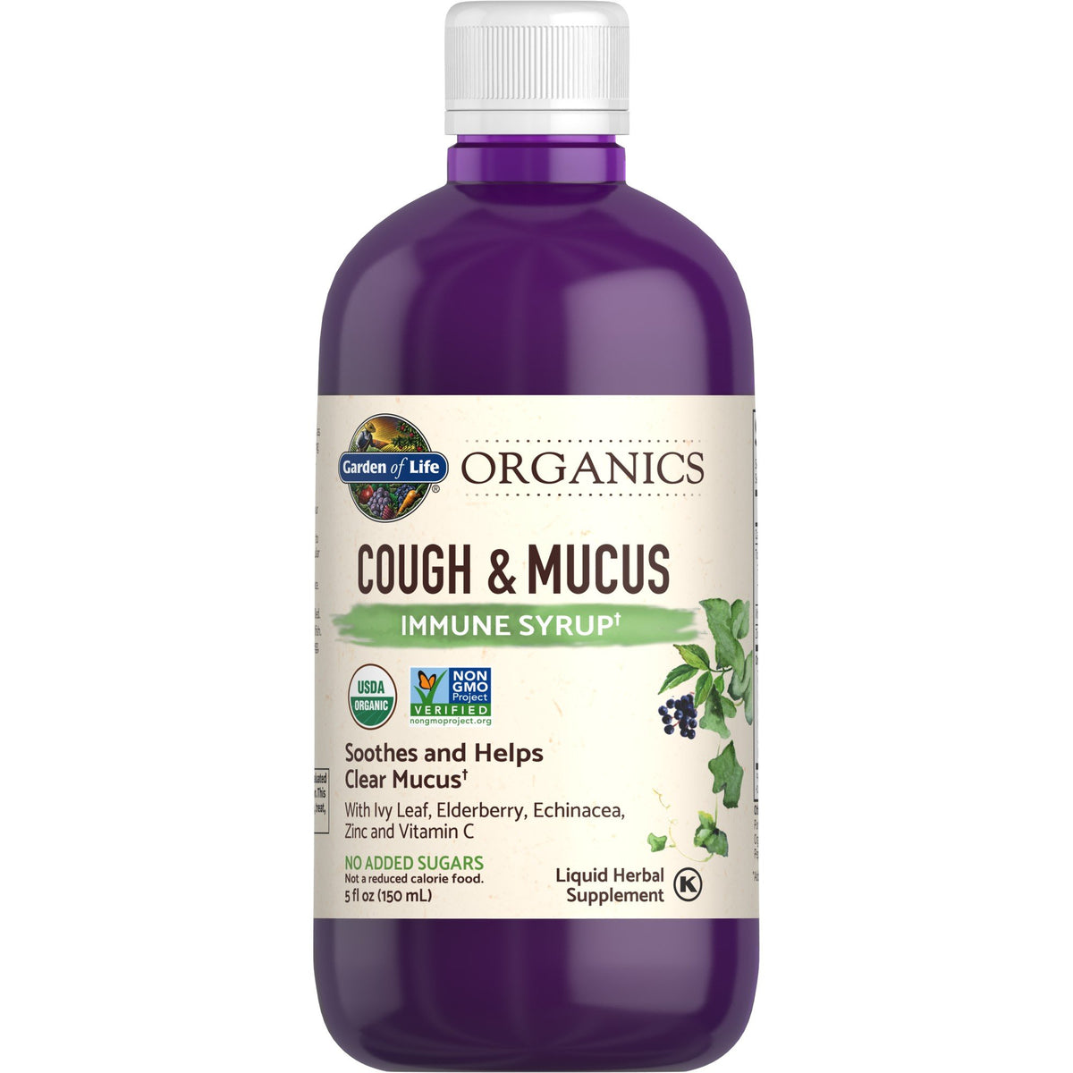 Garden of Life Garden of Life Organics Cough &amp; Mucus Immune Syrup 5 oz Liquid