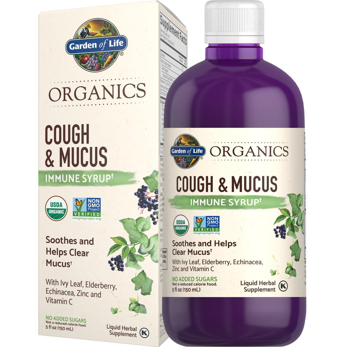 Garden of Life Garden of Life Organics Cough & Mucus Immune Syrup 5 oz Liquid