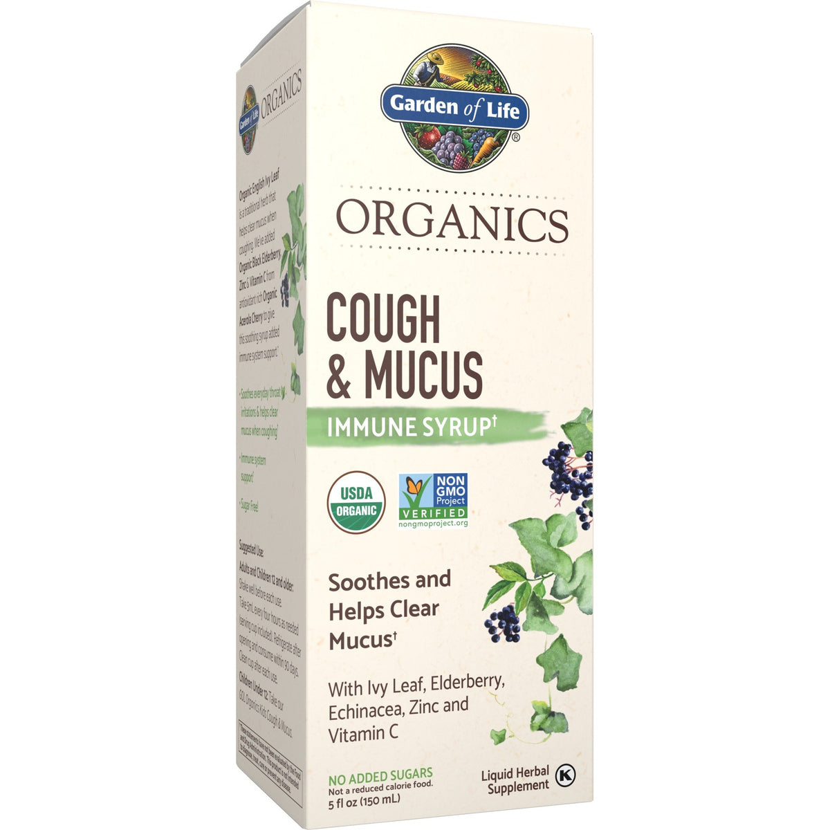 Garden of Life Garden of Life Organics Cough &amp; Mucus Immune Syrup 5 oz Liquid