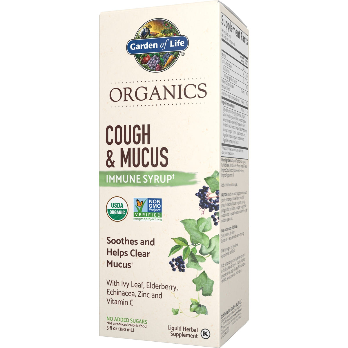 Garden of Life Garden of Life Organics Cough &amp; Mucus Immune Syrup 5 oz Liquid