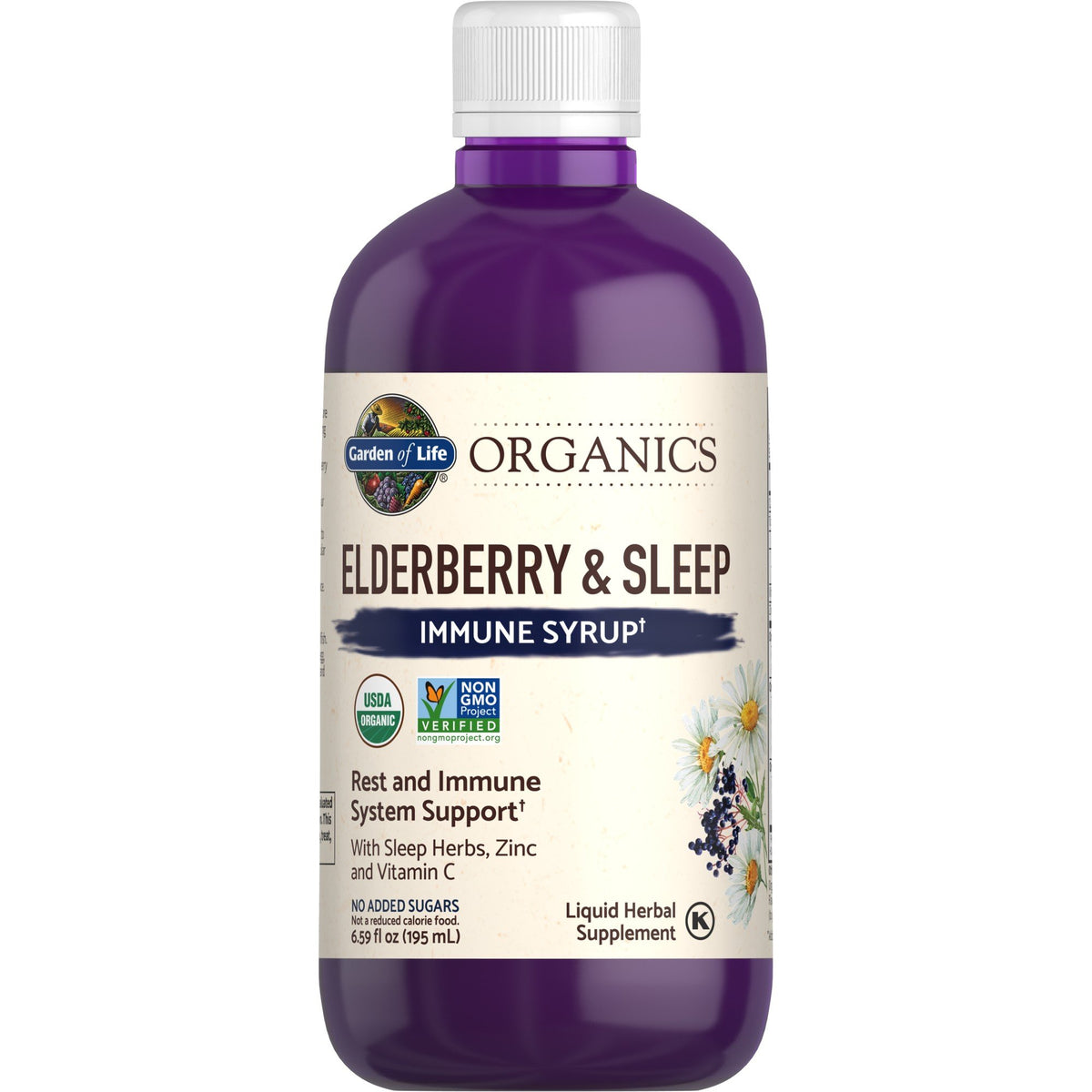 Garden of Life Garden of Life Organics Elderberry &amp; Sleep Immune Syrup 6.59 oz Liquid