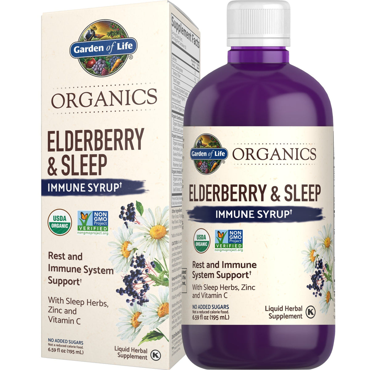 Garden of Life Garden of Life Organics Elderberry & Sleep Immune Syrup 6.59 oz Liquid