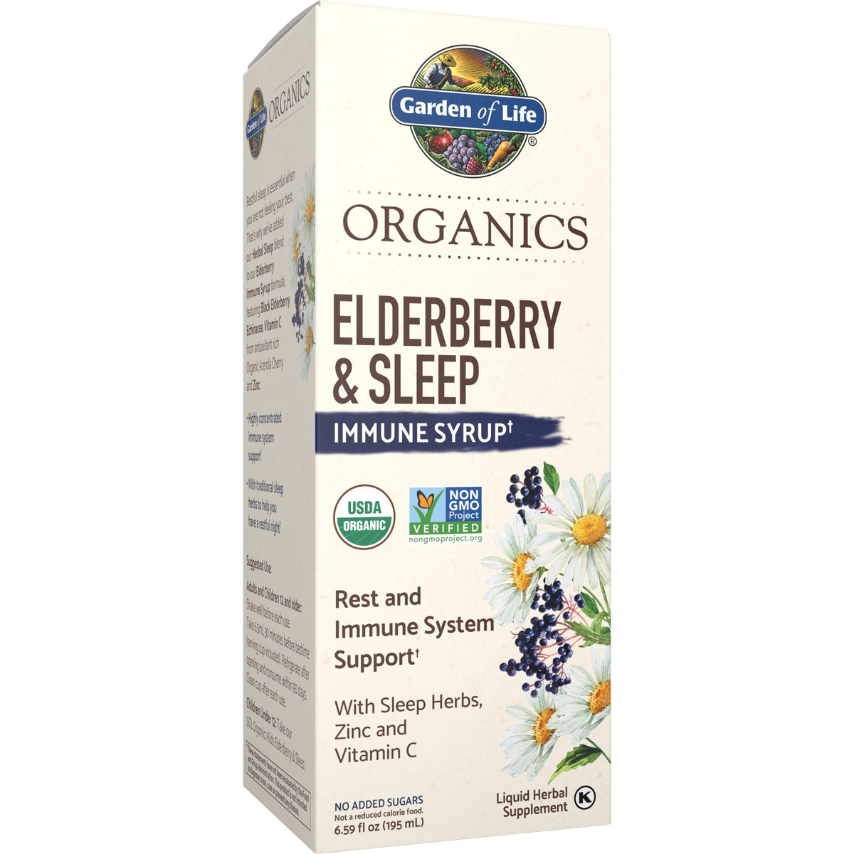 Garden of Life Garden of Life Organics Elderberry &amp; Sleep Immune Syrup 6.59 oz Liquid