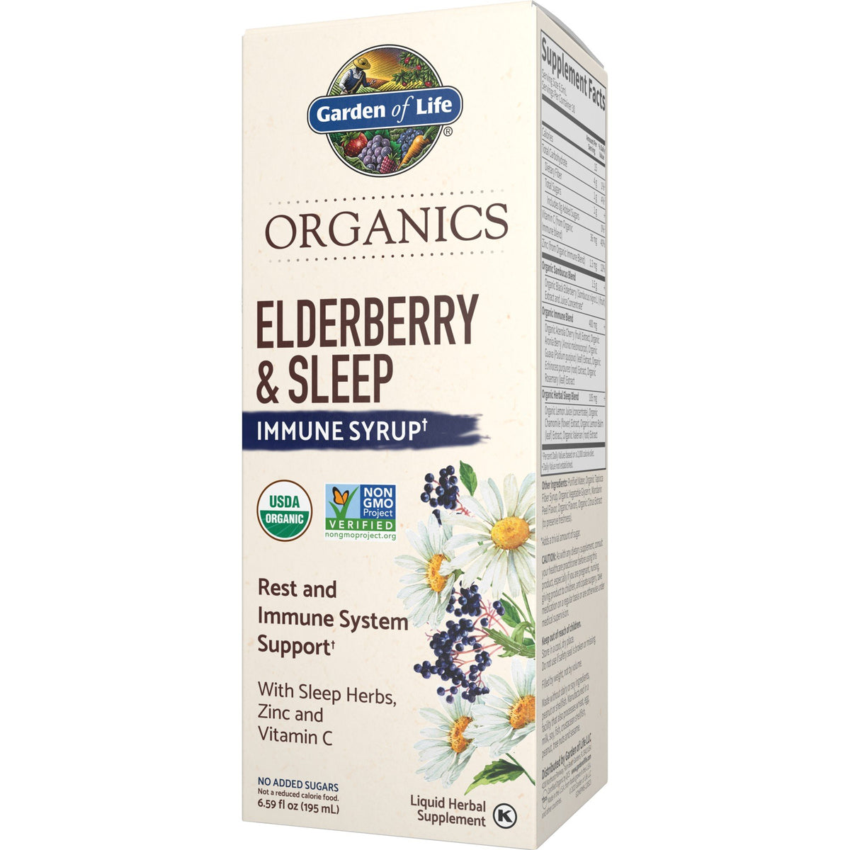 Garden of Life Garden of Life Organics Elderberry &amp; Sleep Immune Syrup 6.59 oz Liquid