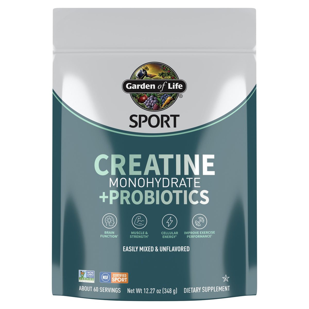 Garden of Life Sport Creatine + Probiotic 12.27 oz (348g) Powder