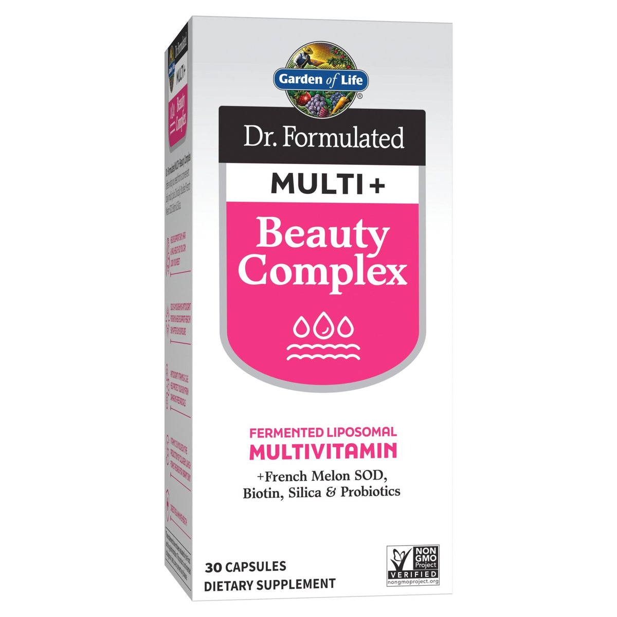 Garden of Life Dr. Formulated-Multi Plus-Beauty Complex-Fermented Liposomal Multivitamin 30 Capsule