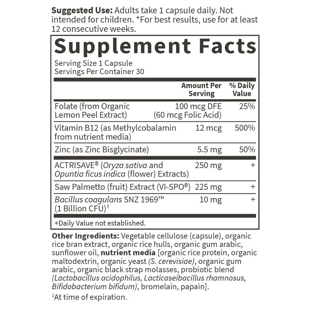 Garden of Life Dr. Formulated-Mens Hair Growth 30 Capsule