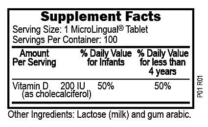 Superior Source Baby D Infant Formula 100 Sublingual Tablet