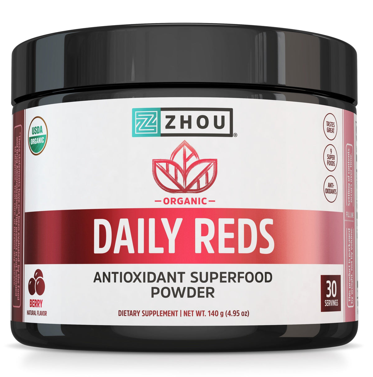 Zhou Nutrition Daily Reds 4.95 Powder