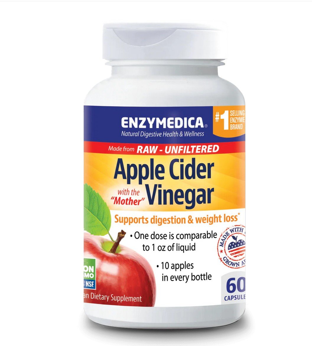 Enzymedica Apple Cider Vinegar 60 Capsule