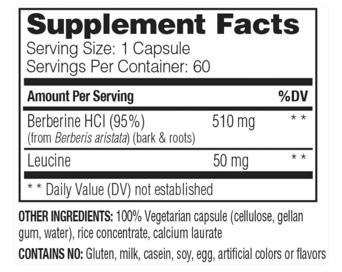 Enzymedica Berberine 60 Capsule