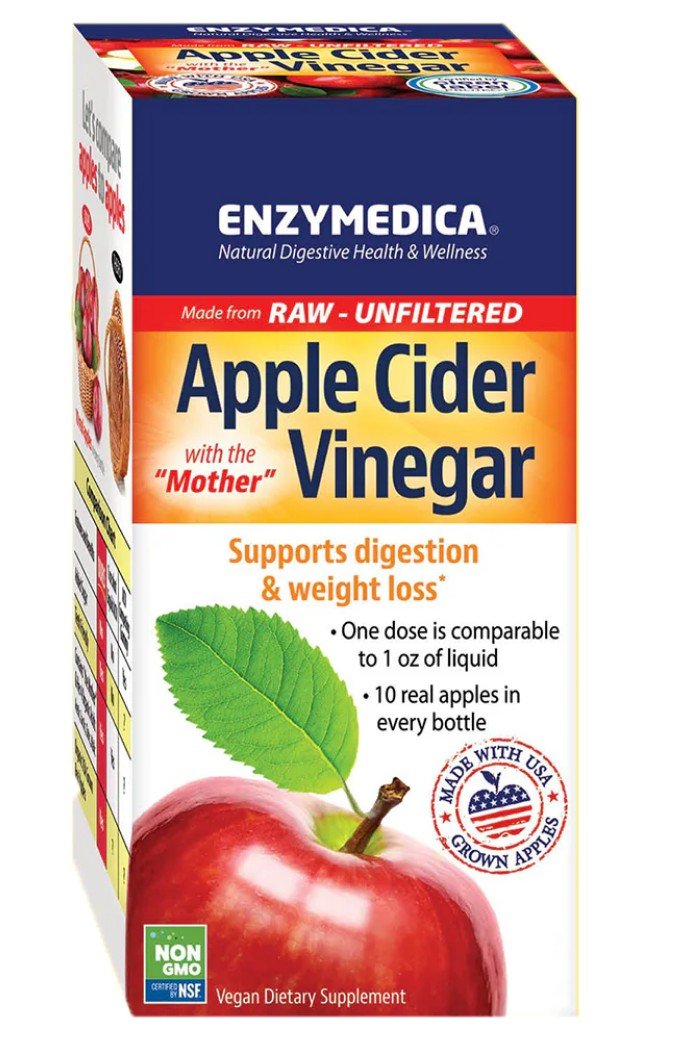 Enzymedica Apple Cider Vinegar 120 Capsule