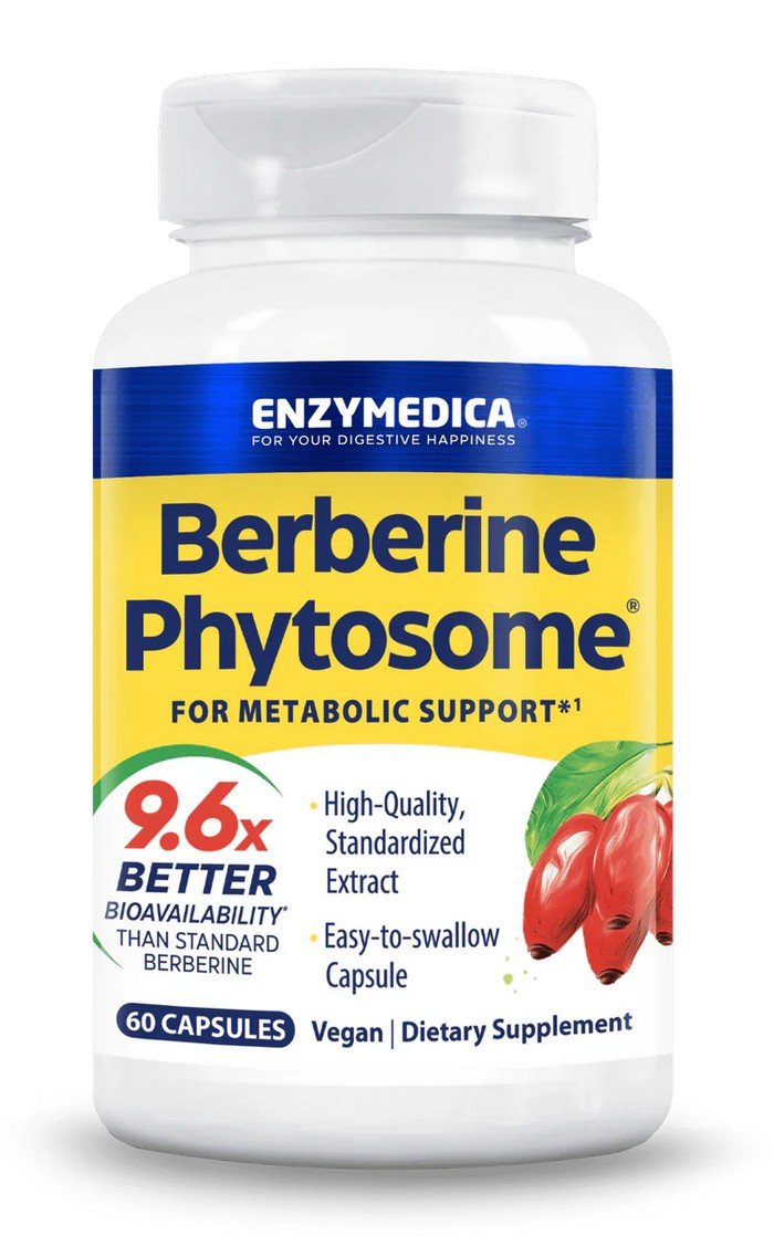 Enzymedica Berberine Phytosome 60 Capsule