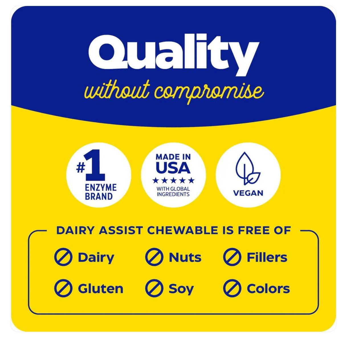 Enzymedica Dairy Assist Chewable 60 Chewable