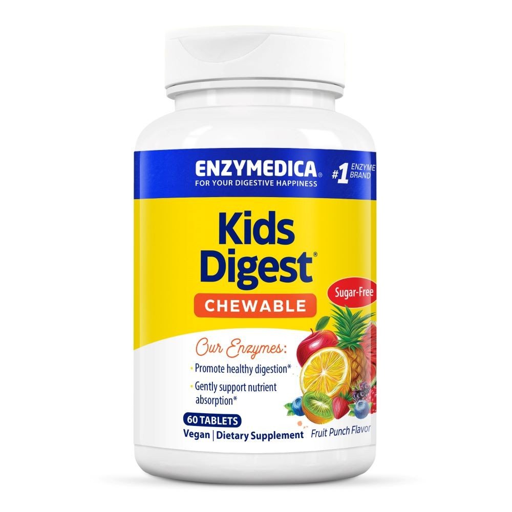 Enzymedica Kids Digest Sugar-Free-Chewables 60 Tablets