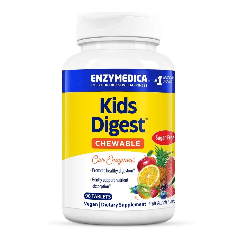 Enzymedica Kids Digest Sugar-Free-Chewables 90 Tablets