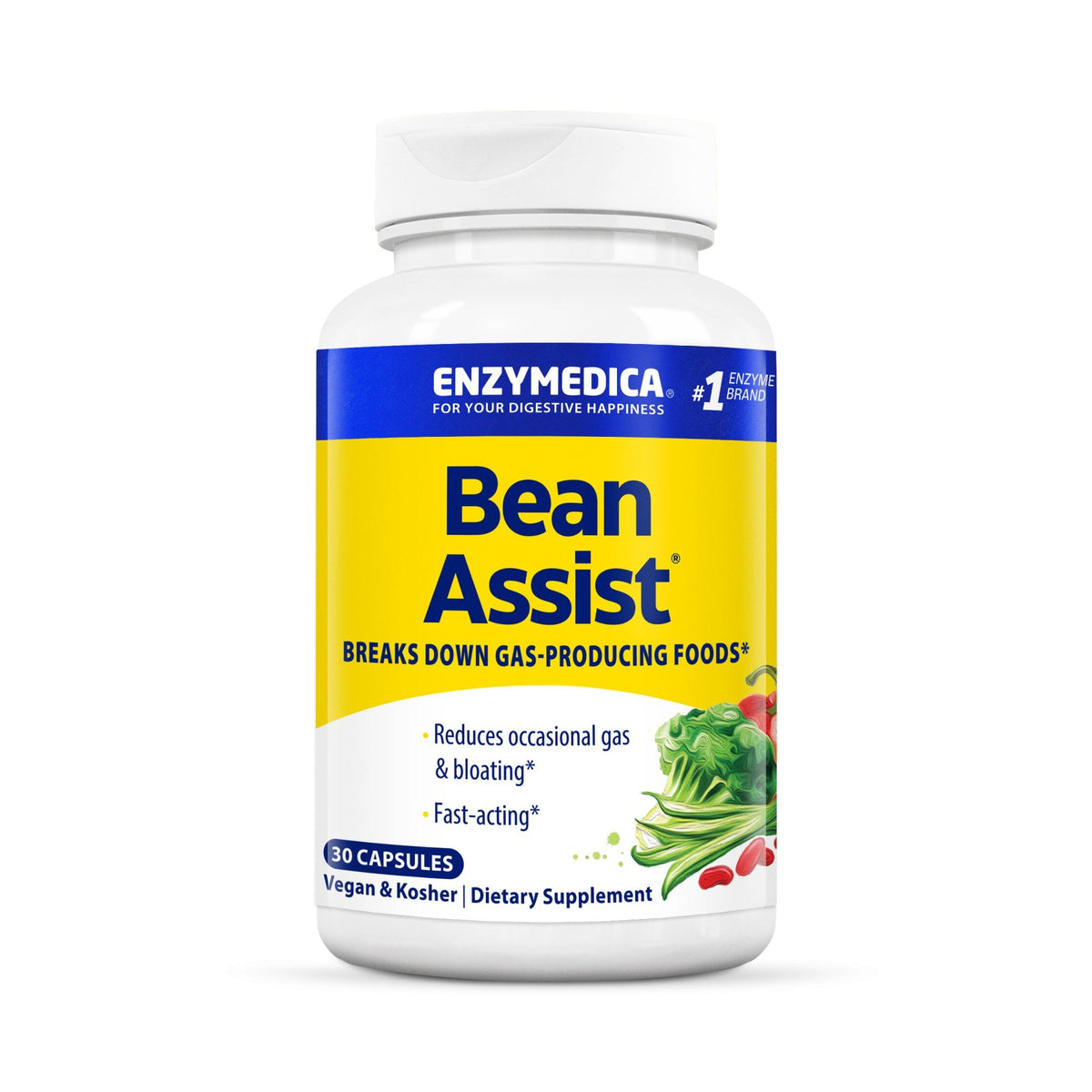 Enzymedica Bean Assist 30 Capsule