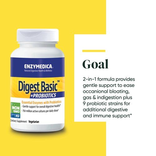 Enzymedica Digest Basic+Probiotics 30 Capsule