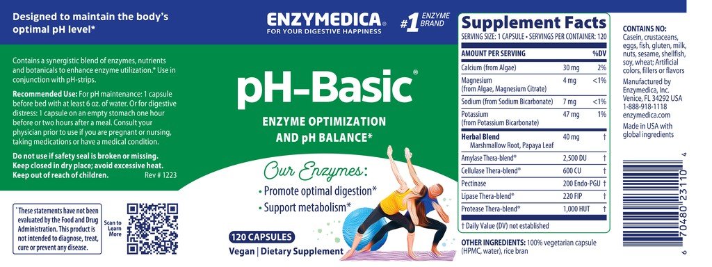 Enzymedica PH Basic 120 Capsule