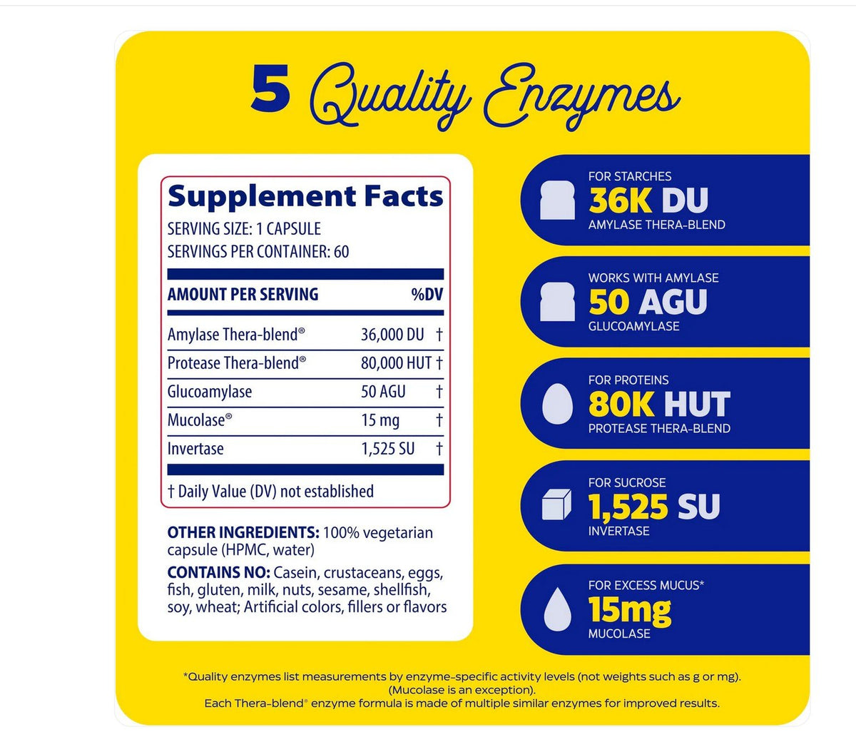 Enzymedica Allerase 60 Capsule