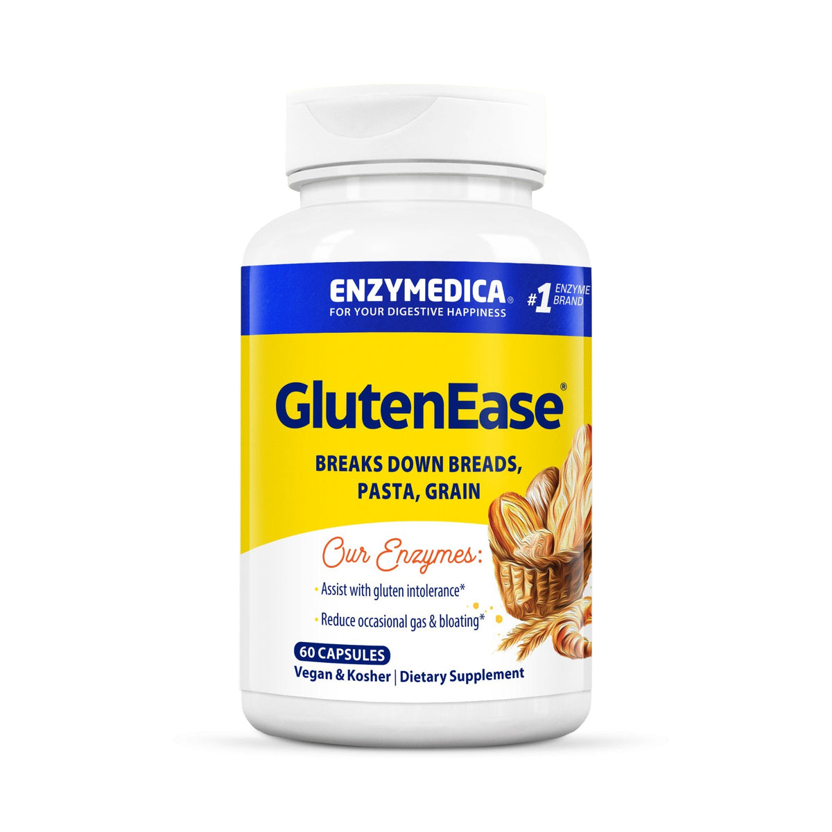 Enzymedica GlutenEase 60 Capsule