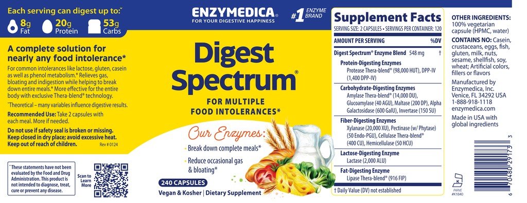 Enzymedica Digest Spectrum 240 Capsule