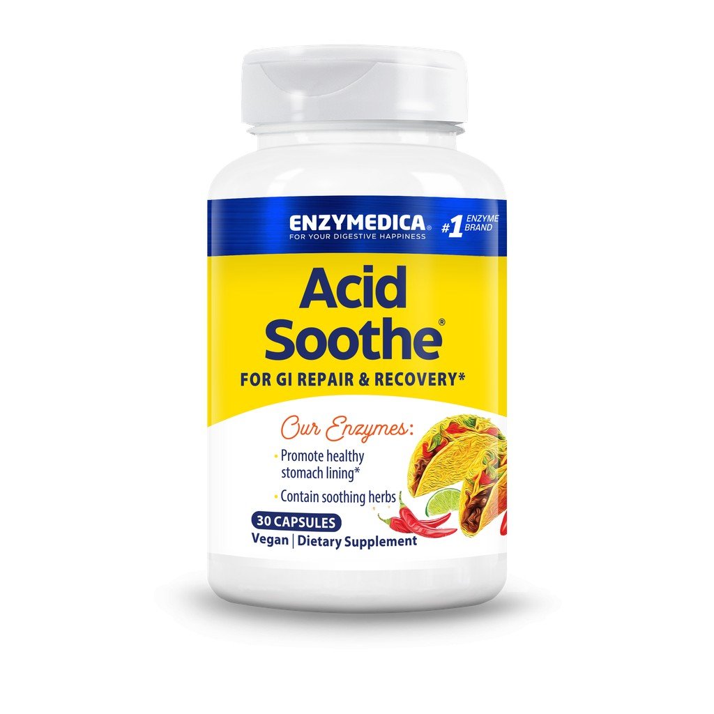 Enzymedica Acid Soothe 30 Capsule