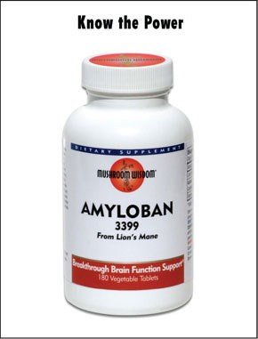 Mushroom Wisdom (Formerly Maitake Products) Amyloban 3399 180 Tablet
