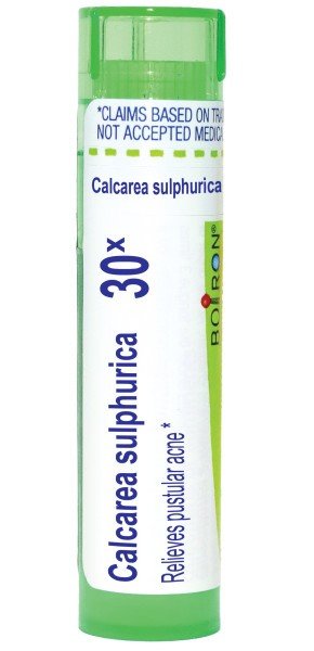 Boiron Calcarea Sulphurica 30X Homeopathic Single Medicine For First Aid 80 Pellet