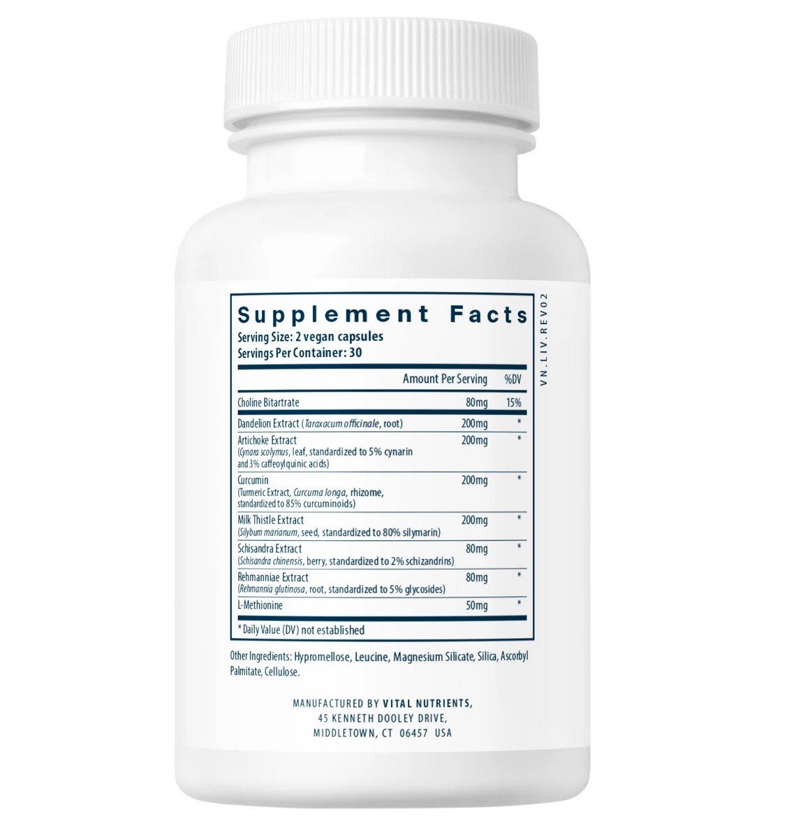 Vital Nutrients Liver Support 60 Capsule