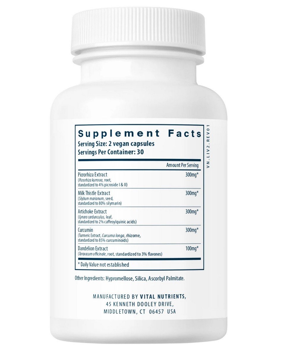 Vital Nutrients Liver Support ll 60 Capsule
